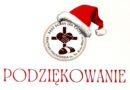 Podziękowanie za przeprowadzenie zbiórki darów